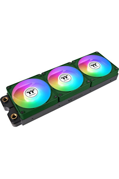 THERMALTAKE Kit Ventilatoare CT140 EX Reverse ARGB Racing Green 140 mm 3 bucati