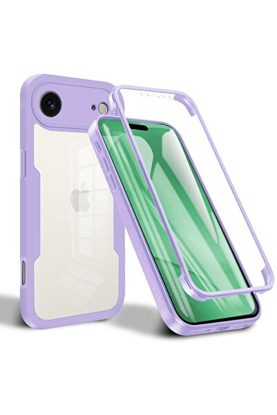 Techsuit Husa pentru iPhone 17 Air + Folie - ColorVerse 360 Series - Purple