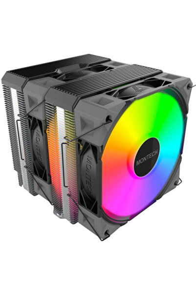 MONTECH NX600 ARGB LED 2 x 120 mm Negru