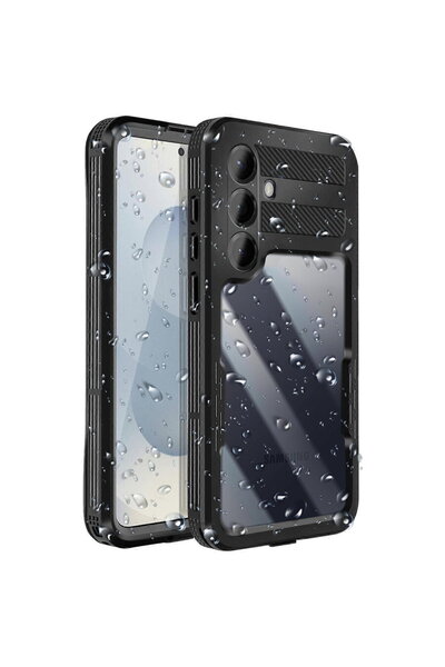 ShellBox Husă pentru Samsung Galaxy S26 Plus - Carcasă impermeabilă IP68 - Negru