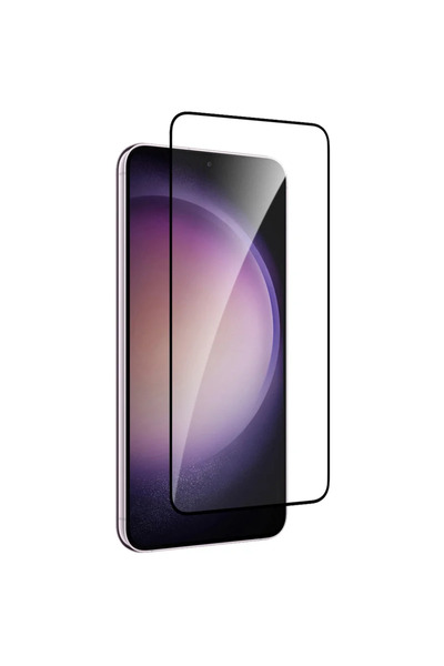 Puro Frame Tempered Glass with Black Frame for Samsung Galaxy S25+ / S24+