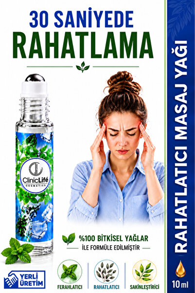 cliniclife Mintfresh rahatlatıcı Mentollü Masaj Roll-on 10 ml