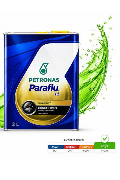 Petronas Paraflu 11 Yeşil Konsantre Antifriz 3 Litre - Fiat & Iveco Onaylı An...