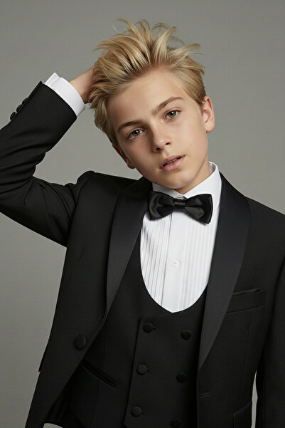 Doctor junior Boy's Tuxedo Suit Slim Fit / Without Shirt/Without Bow Tie