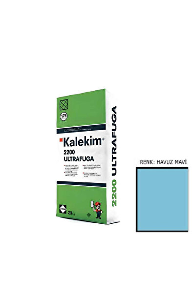 Kalekim Havuz Mavi (AÇIKMAVİ) Renk Derz 2200 ULTRA FUGA Silikon Katkılı, Yüks...
