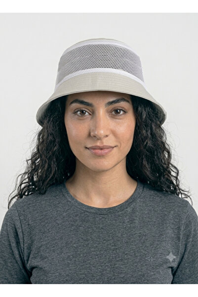 STELLA VESTİNO Unisex Mesh Summer Bucket Hat - Bucket Hat Sun Protection Beac...