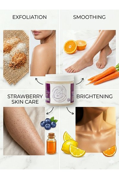 Firma care nature FIRMA BODY SCRUB SUGARY- Sunflower oil, Apricot oil, Sweet almond oil, Blueberry extract- 250g