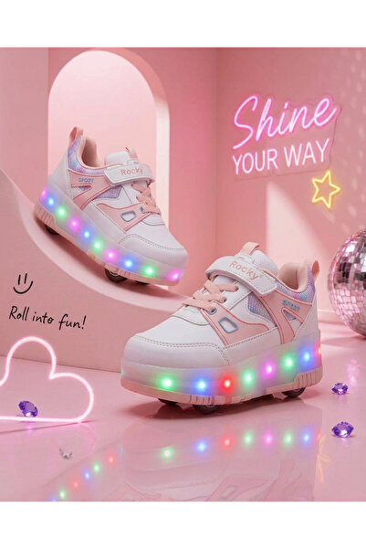 SUMMER FAVORITE, CHILDREN'S ROLLER SKATED SNEAKERS/SNEAKERS