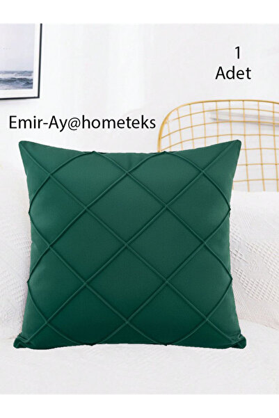 Kapitoneli Kırlent Kılıfı , Yastık Kılıfı ( leke tutmayan silinebilir kadife )