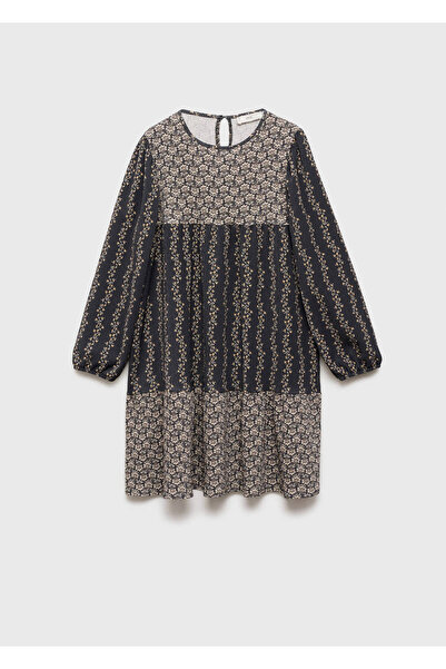 MANGO Kids Çiçek desenli elbise