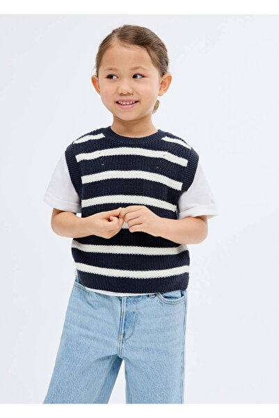 MANGO Baby سترة محبوكة مخططة