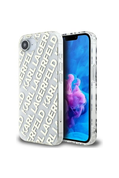 Karl Lagerfeld Husa pentru iPhone 16e - IML Luxury (KLHCPSE4HKFOEMD) - Gold F...