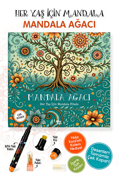 Parodi Yayınları Mandala Ağacı – Her Yaş İçin Mandala | 96 Sayfa | Çek-Kopar ...