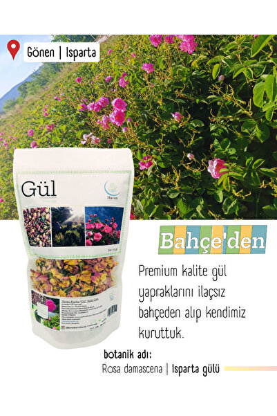 Haven Herbs & Blends Rose Petals 50 Gr |   Dried Rose |   Rose Tea |