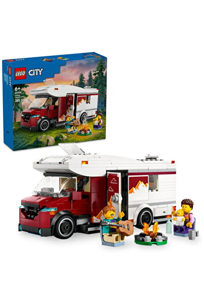 LEGO Set de construcție City Holiday Adventure Caravan 60454, pentru copii de...