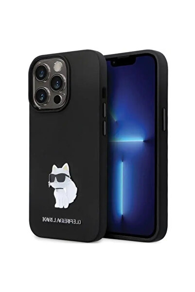 Karl Lagerfeld KLHCP13LSMHCNPK husă pentru iPhone 13 Pro / 13 - silicon negru...