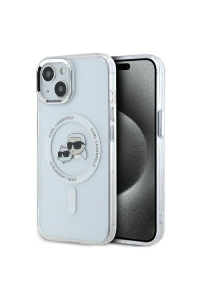 Karl Lagerfeld Husa pentru iPhone 14 - IML MagSafe (KLHMP14SHLSKCH) - White M...