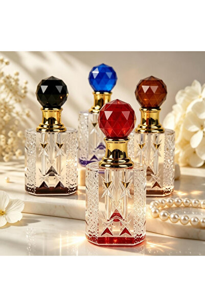 NUJET 4pcs Crystal Perfume Essential Oil Bottle 3ml B828C