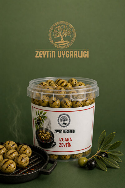 Zeytin Uygarlığı Baharatlı Zeytinyağlı Izgara Yeşil Zeytin 500g