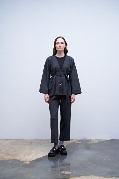 QANU Maria Cardigan Gray