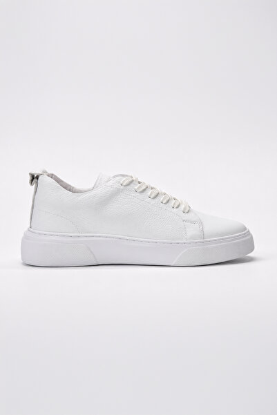 Morven Men's White Seasonal Casual Leather Shoes