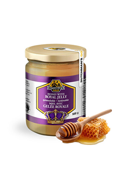 Dutchman's Gold Organic Royal Jelly with Honey 500g – Immune Support, Antioxi...