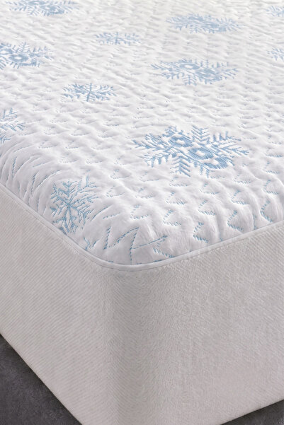 Nart Home Soğutucu Etkili Serinletici Yatak Alezi Fitted Full Kenar Sıvı Geçirmez Yatak Koruyucu