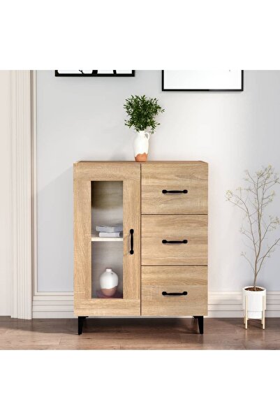 Concept Servantă, stejar sonoma, 69,5x34x90 cm, lemn compozit