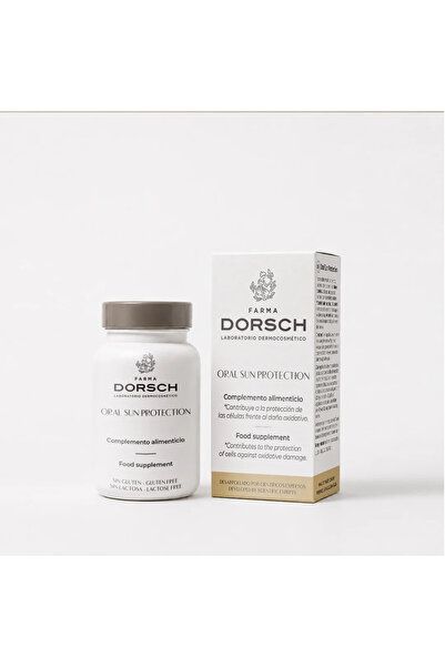 Farma Dorsch Oral Sun Protection supliment fotoprotector cu betacaroten, lico...