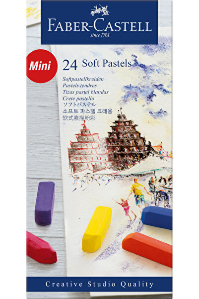 Faber Castell Creioane pastelate moi mini Faber-Castell, 24 de culori