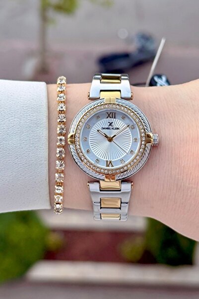 Daniel Klein Sarı Silver Renk 24 Ay Garantili 32 Mm Kadın Kol Saati