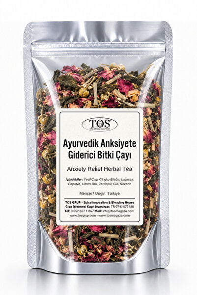 TOS The Organic Spices Ayurvedik Anksiyete Giderici Bitki Çayı 40 gr (1. Kali...