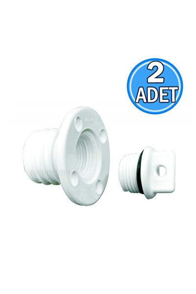 SomayStore Plastik Miçoz Tahliye Firar Borusu 1/2" Standart 25x43mm