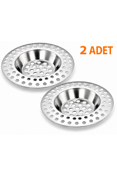 CinaMax 2 Adet Paslanmaz Çelik Lavabo Süzgeci Evye Gider Süzgeci Mutfak Lavab...