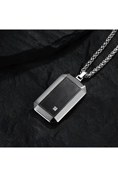 Lee Cooper Lc.N.01300.350 Sporty Steel Metallic Color Men's Necklace
