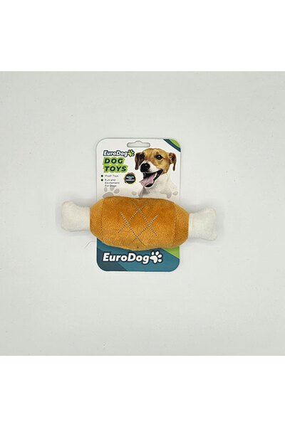Eurodog GLBLSEME لعبة كلب محشوة باللحم والعظم (220709) 19x6 سم