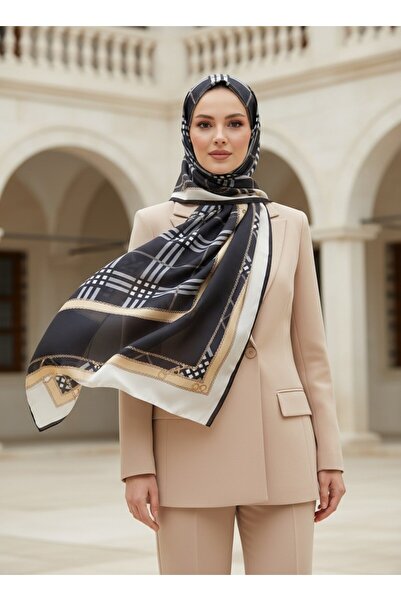Vissona 100% Pure Silk Shawl Thin Satin Voile Woven Fresh 90X210 Shawl