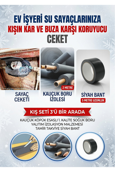 KL HOME Set of 3 Water Meter Covers - Normal Meter Winter Snow Protection Hea...