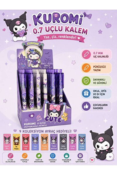 Pembe Pasaj Kuromi 0.7 Uçlu Kalem