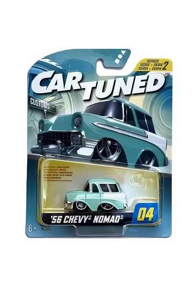 MMinora Mga entertaintment cartuned s2 1956 chevy nomad - blue custom car