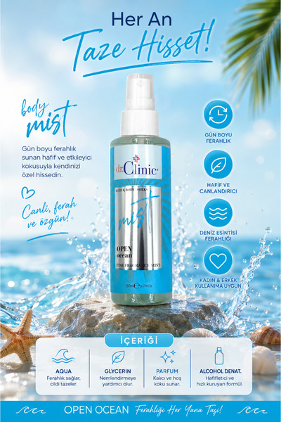 Dr. Clinic Vücut Spreyi Open Ocean