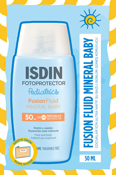 ISDIN Fotoprotector Pediatrics Fusion Fluid Mineral Baby Spf50 50 ml Çocuklar...