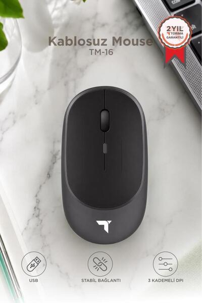 Torima Mouse Çift Modlu Sessiz Kablosuz Fare TM16 Gri