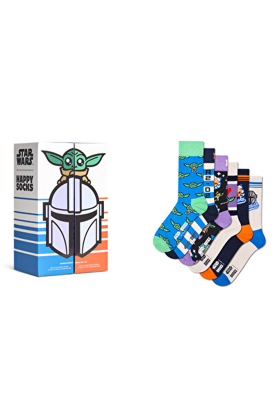Derimod Happy Socks Мъжки многоцветен комплект чорапи с тематика Междузвездни...