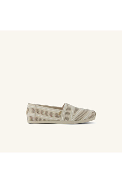 Toms Ayakkabı Kadın / Kız Espadril 10023037 ALPARGATA CLASSIC Natural Metalli...