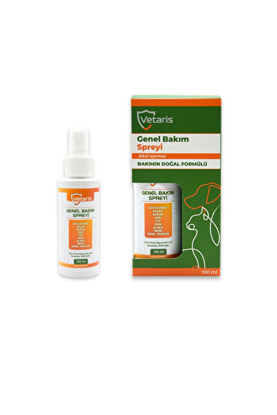 Premium Genel Bakım Spreyi - Kedi Köpekler için Göz, Kulak, Ağız Bakım Solüsyonu - Lavanta ve Aloe Vera Özleriyle Koku Giderici Etki 100 ml
