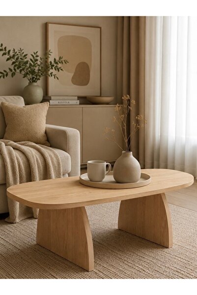 shop Modern Ahşap Görünümlü Orta Sehpa