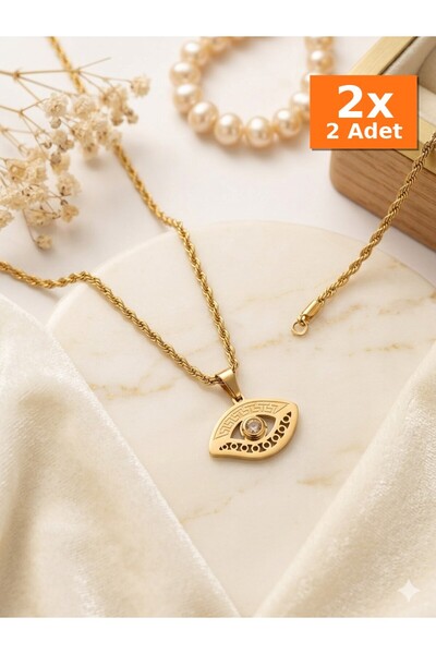Bozhi Steel Necklace Gold Daily Elegance Stylish Gift