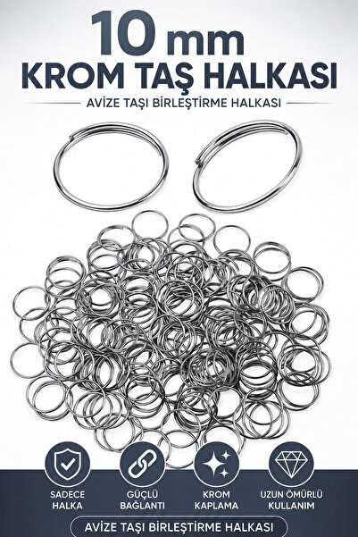 VENON 100 ADET || KROM Avize Halkası Avize Taşı Halkası Optigon Halkası Metal...