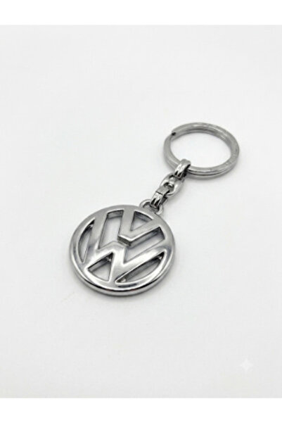 Volkswagen Metal Keychain with Logo